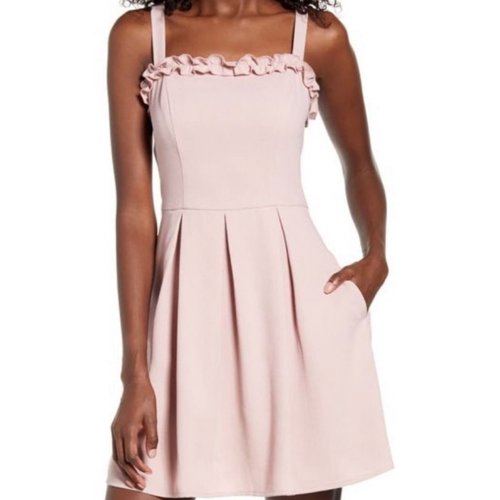 Light Pink Mini Speechless Dress ( Nordstrom )